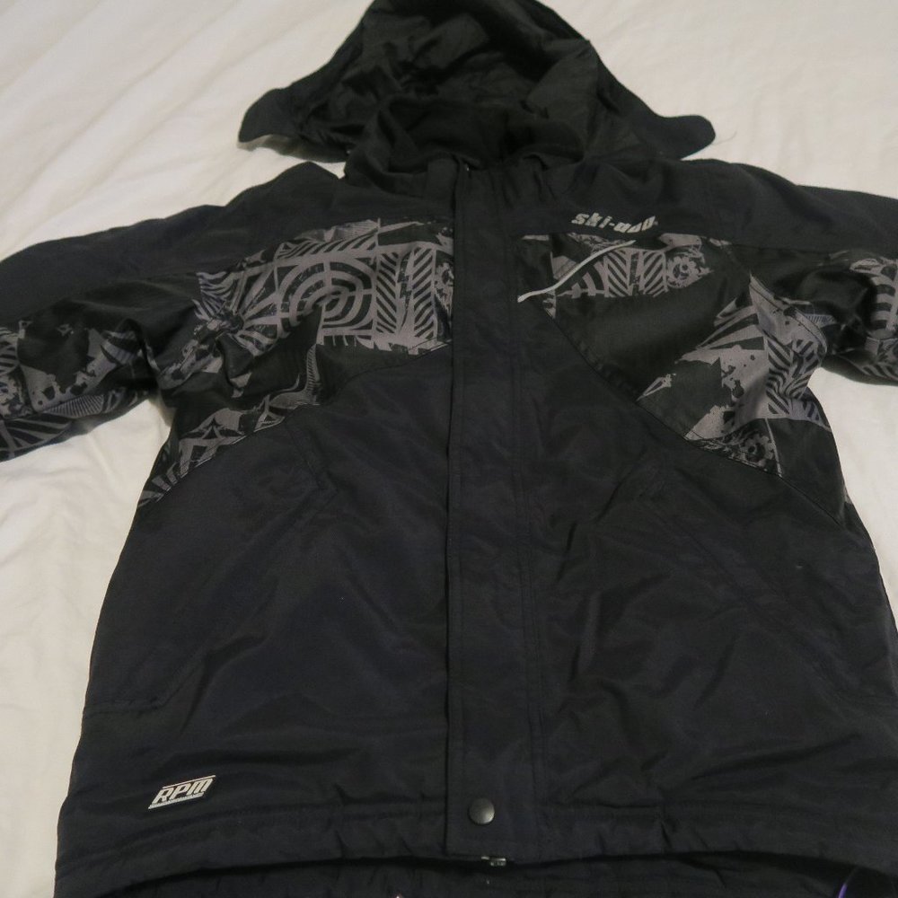 Ski-Doo RPM BRP X-Tteam Lined Insulated Snowmobile Jacket Women's Size 14 Black